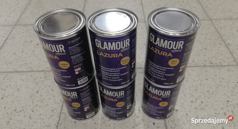 INCHEM lazura dekoracyjna Glamour Effect 750 ml Cielądz