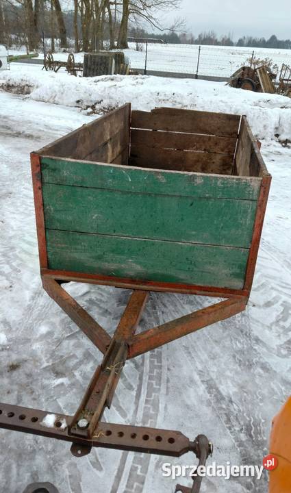 Dwukółka do ciągnika klatka przyczepka przyczepa Biłgoraj