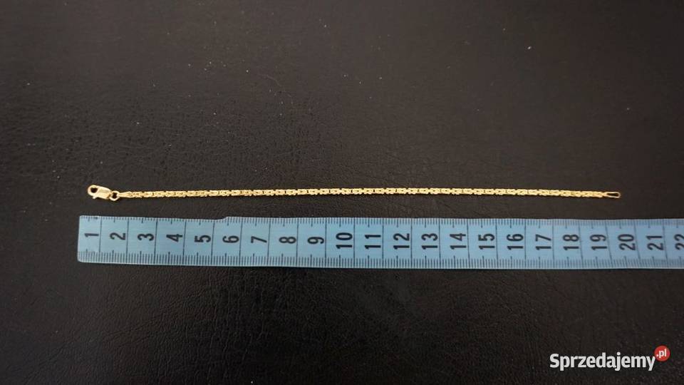 Złota Bransoleta Królewska Bransoletka 45G mazowieckie Warszawa