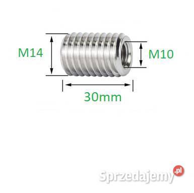 Tulejka gwintowana redukcja M14 DO M10 X30MM