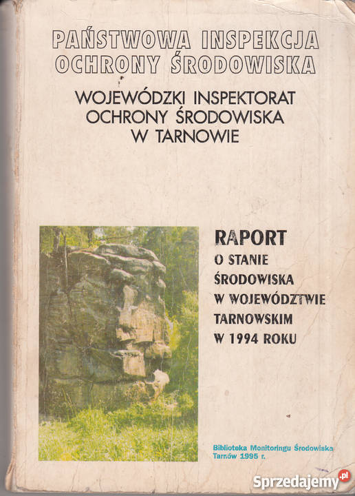 02710 RAPORT O STANIE ŚRODOWISKA W WOJEWÓDZTWIE sprzedam