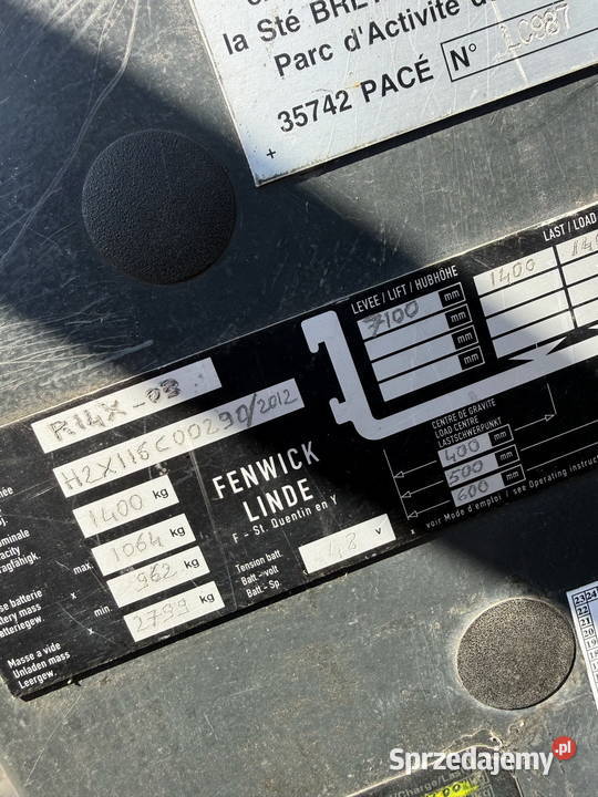 wózek elektryczny retrak Linde R16X 2006r Działoszyn