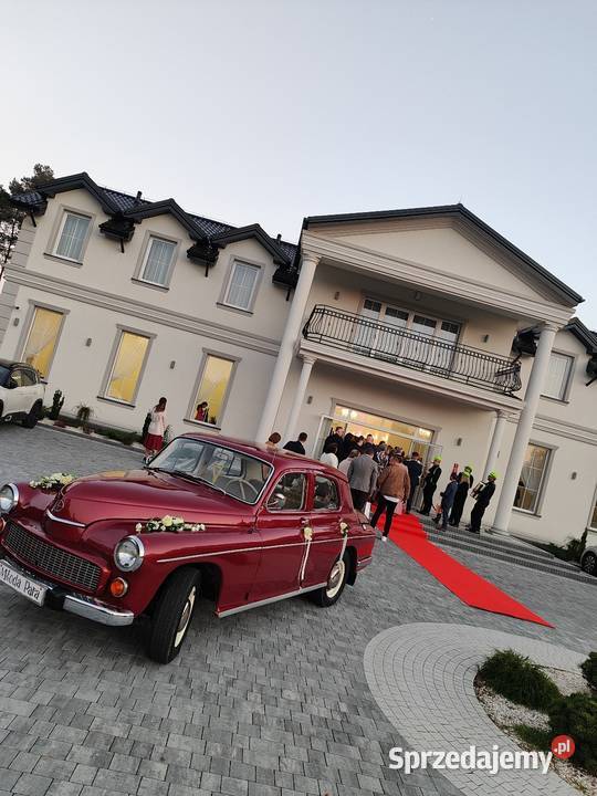 Auto do ślubu FSO Warszawa wynajem auta Spała