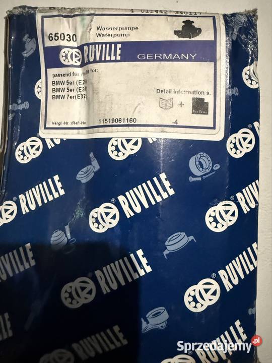 Pompa wody BMW e28 e32 e34 śląskie Mszana sprzedam
