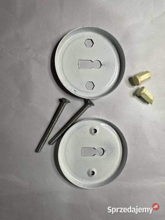 SZYLD DRZWIOWY ROZETA OKRĄGŁA NA KLUCZ BIAŁA śląskie Gliwice