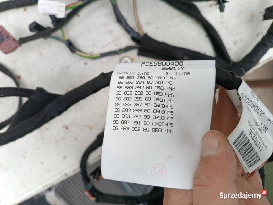 WIĄZKA POD KONSOLĄ NAVI CITROEN BERLINGO III 08
