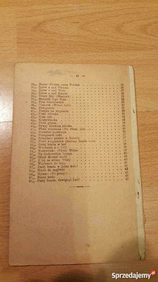 Pieśni narodowe z muzyką w setną rocznice III Łódź