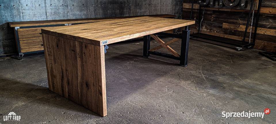 Stół loftowy NEVADA stół industrialny 180cm