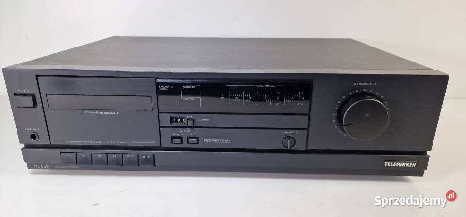 Magnetofon Cassette Deck Telefunken HC680 HC 680