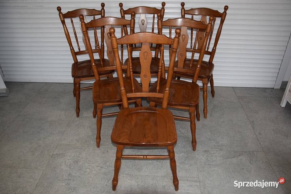 krzesła dębowe 6 sztuk nowe Olsztyn