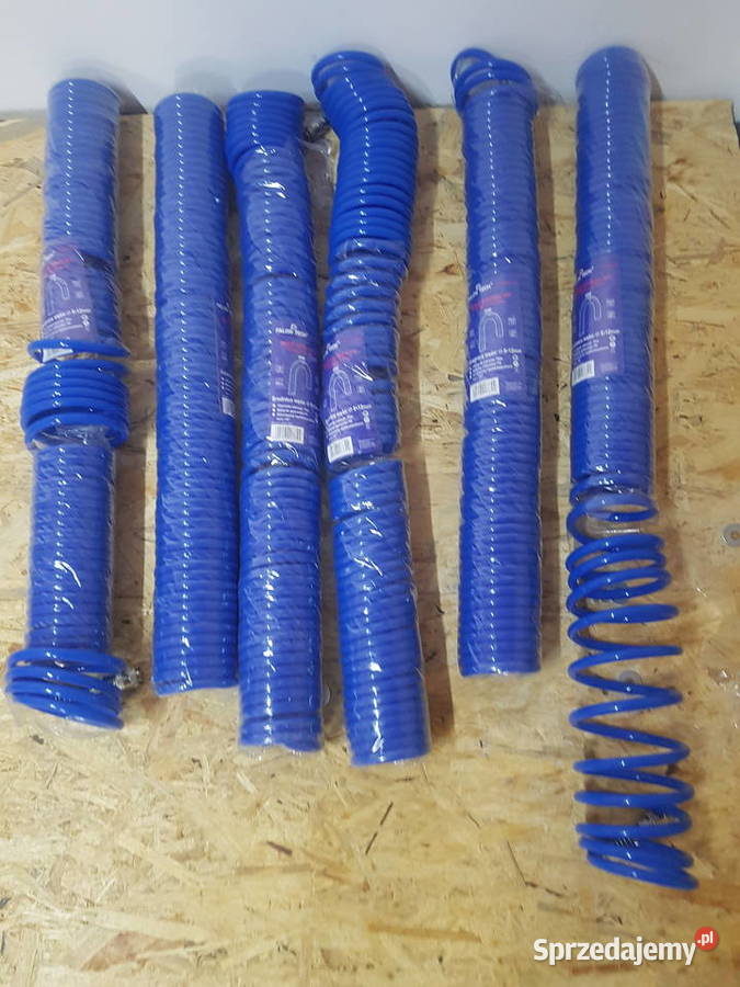 WĄŻ SPIRALNY 8x12 mm 20m PRZEWÓD DO KOMPRESORA Dom i Ogród wielkopolskie Głogowa