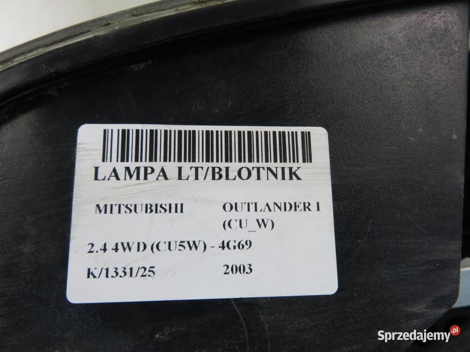 LAMPA LEWA TYLNA MITSUBISHI OUTLANDER I sprzedam