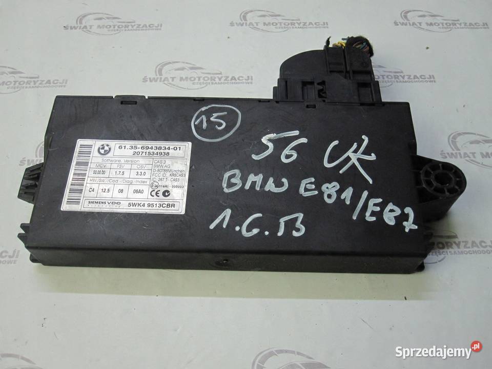 BMW E81 E87 LIFT 07r moduł komfortu 6943834 osobowe świętokrzyskie