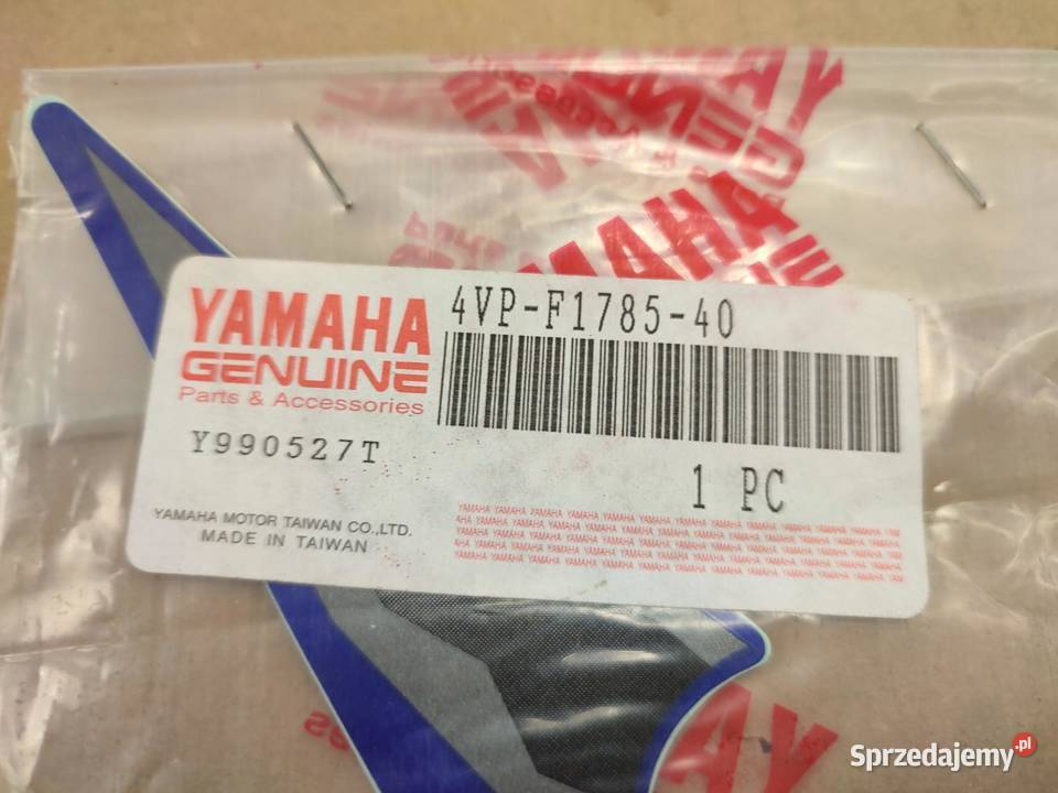 NAKLEJKA NA LEWY BOCZEK YAMAHA YW100E 19992001