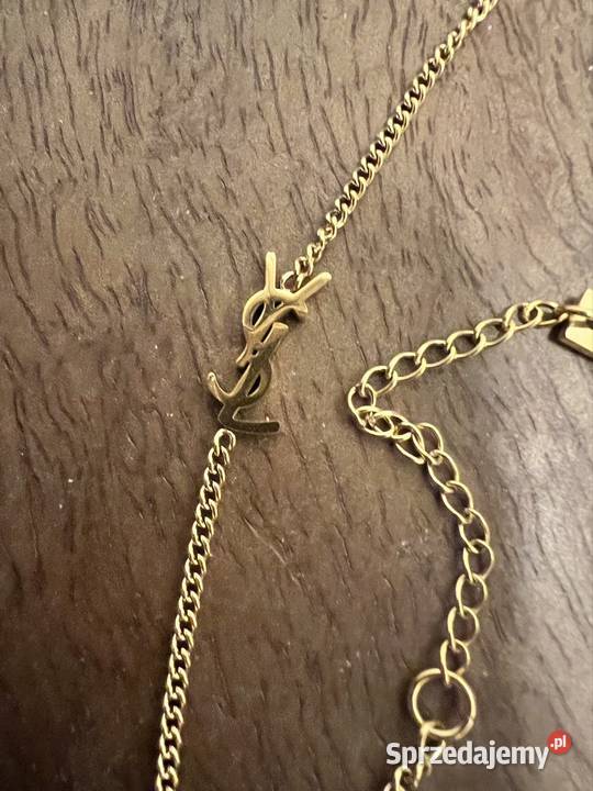 Bransoletka saint laurent gold nowa Bransoletki sprzedam