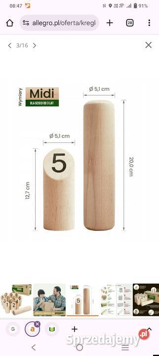 Kręgle fińskie małe najlepsza gra zręcznościowa Kwidzyn sprzedam