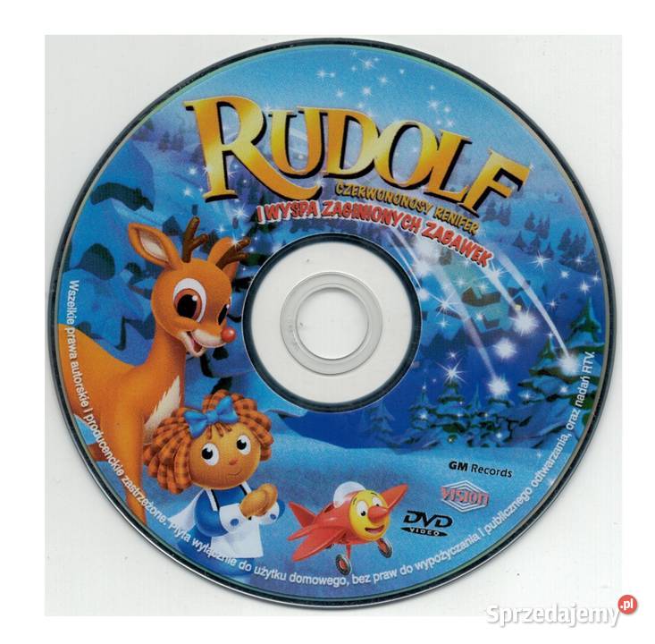 Rudolf czerwononosy renifer i wyspa zaginionych DVD Rzeszów