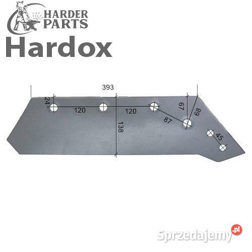 Lemiesz 300ha HARDOX 930762210P części do pługa Suwałki