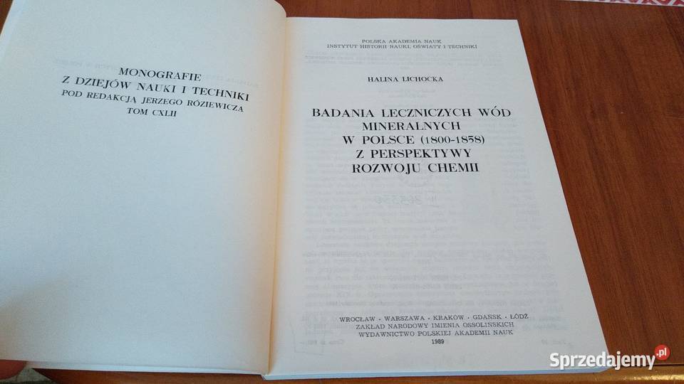 Badania leczniczych wód mineralnych w Polsce z Gdańsk sprzedam