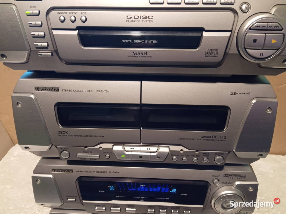 TECHNICS SAEH750 wieża z pilotem sprzedam