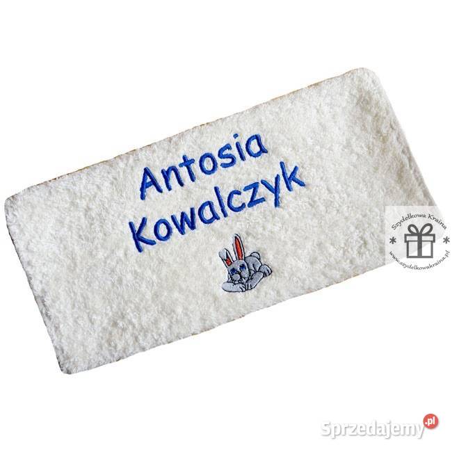 Prezent wielkanocny na zająca dziecka RĘCZNIK Toruń