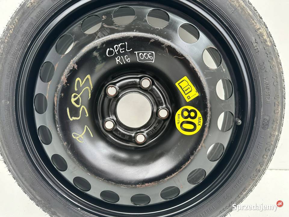 KOŁO ZAPASOWE DOJAZDOWE Opel Vectra C Astra H Samochodowe Motoryzacja