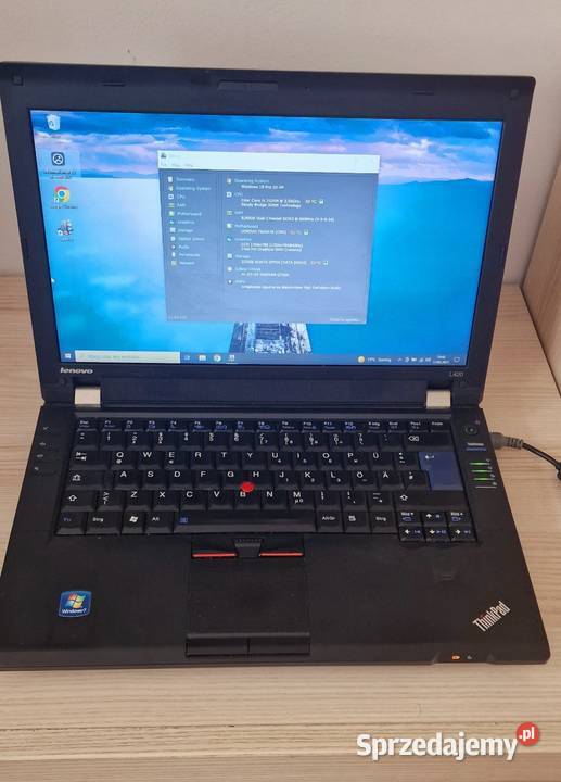 Laptop do gier Lenovo ThinkPad L420 Szybki Dysk Myscowa