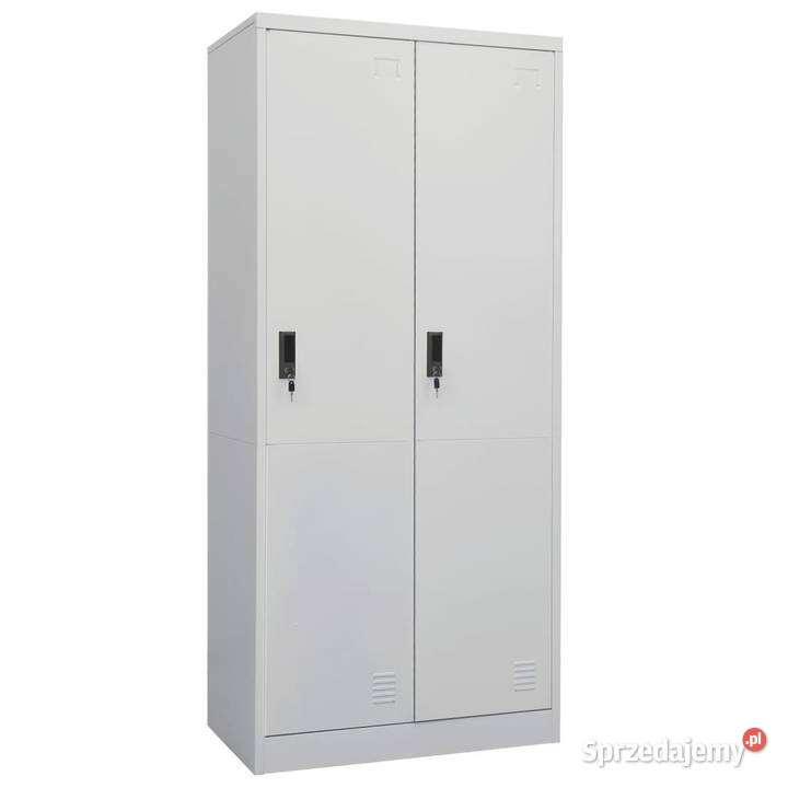 Szafa jasnoszara 80x50x180 stalowa WM335967 Warszawa