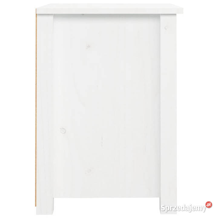 Szafki nocne 2 białe 40x35x49 lite drewno Nocne Warszawa