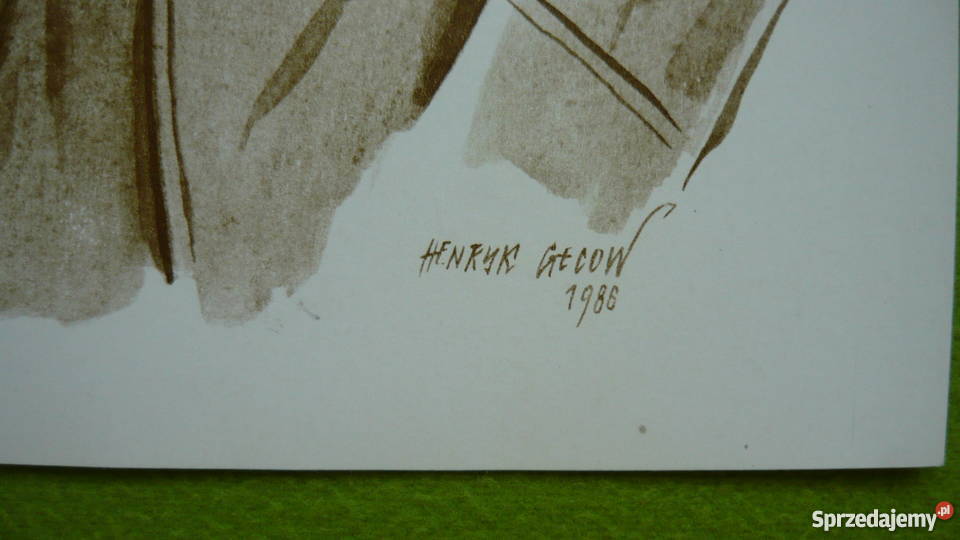 Grafika II Henryk Gecow Józef Piłsudzki Myszków