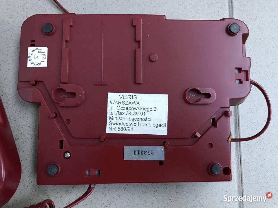 Kolekcjonerski aparat telefoniczny Veris SKYWAY Łódź