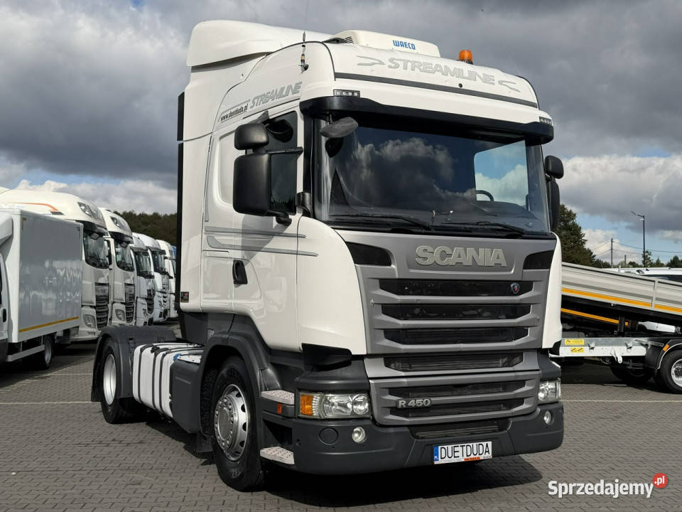 Scania R450 E6 Bez EGR 4x2 Standard Hydraulika pierwszy właściciel Widełki