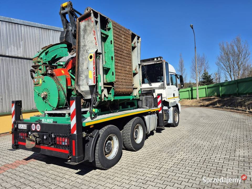 Rębak MUS Terminator WT 10 NMV na MAN TGS 2644 Jordanów