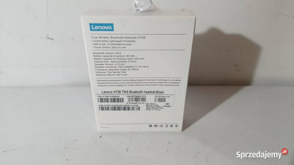 Słuchawki Lenovo HT38 Katowice