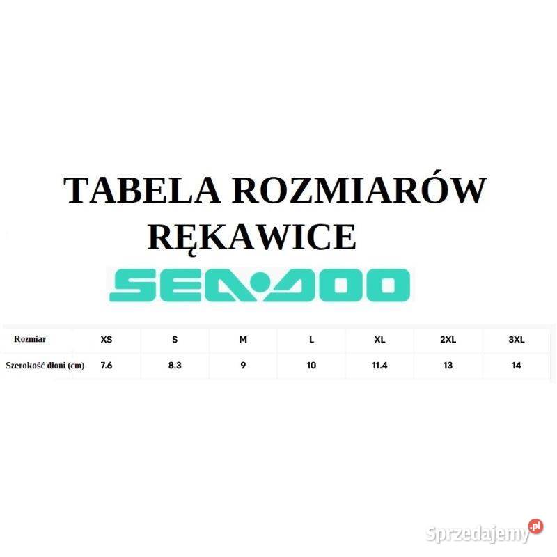 Rękawice krótkie na skuter Seadoo attitude sprzedam