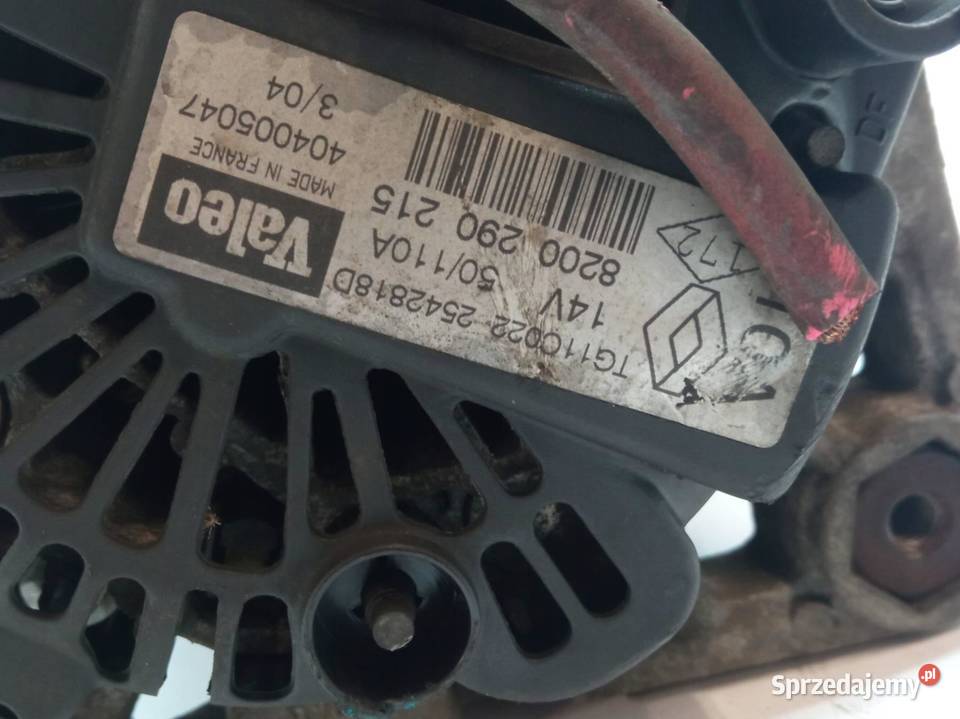 ALTERNATOR 8200290215 20 16V Renault Megane II