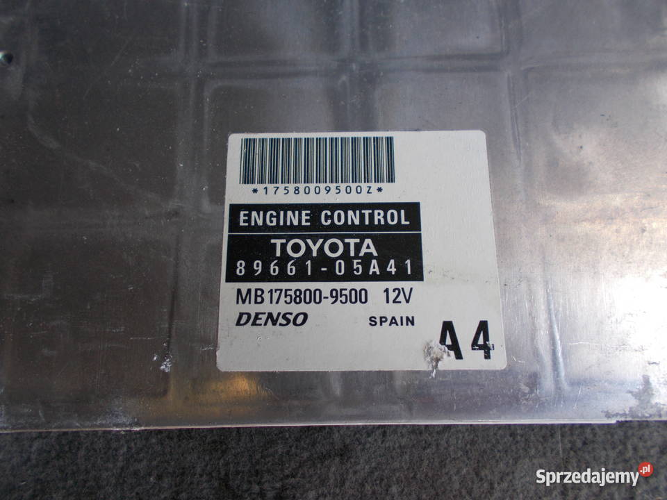 toyota AVENSIS T25 20 126 komputer sterownik Zamość sprzedam