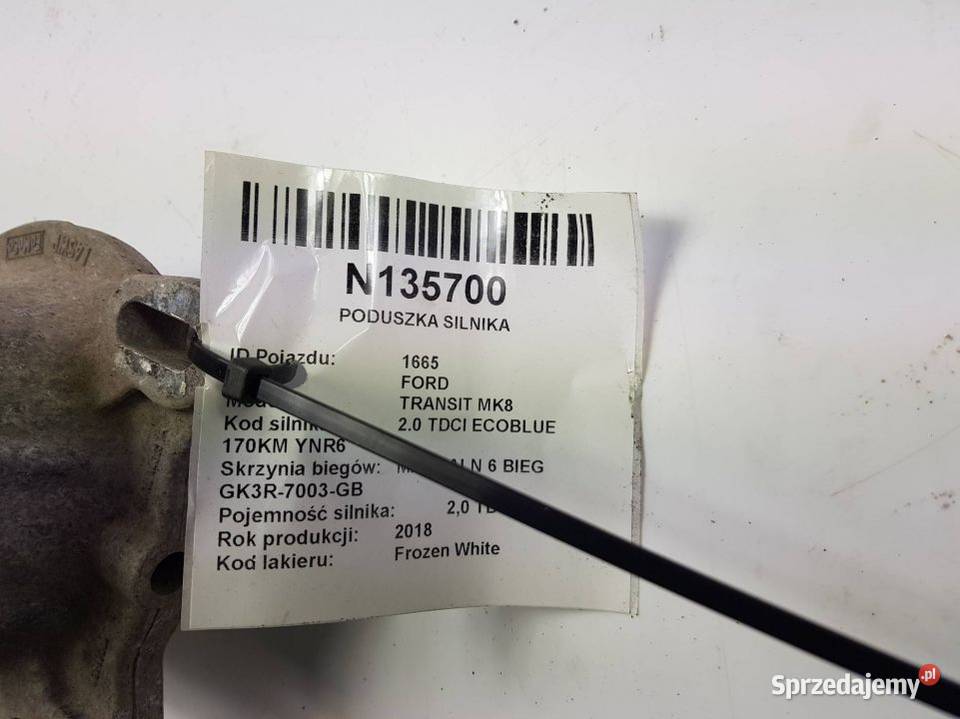 PODUSZKA SILNIKA CK316A002 TRANSIT MK8 Lipno sprzedam