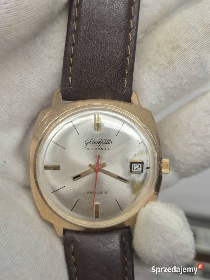 Klasyczny zegarek vintage Glashtte Spezimatic 26 śląskie Chorzów sprzedam