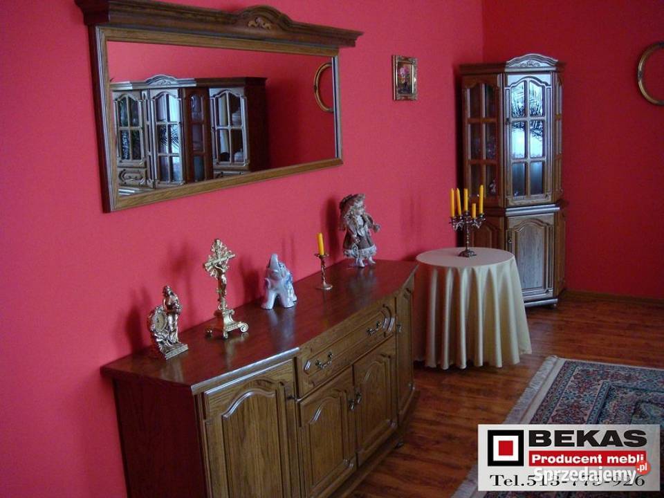 Komoda Dąb Promocja BEKAS Komplet Mebli Witryna 100cm Meble do salonu Lublin