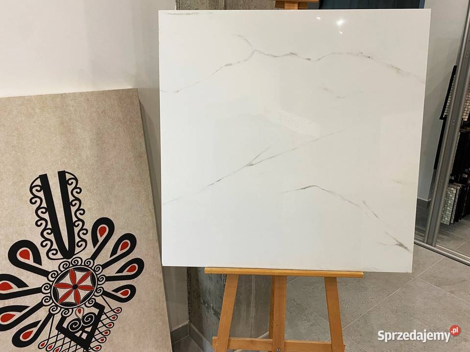 gres płytka delikatna żyła marmur 80x80 Marble Zakopane