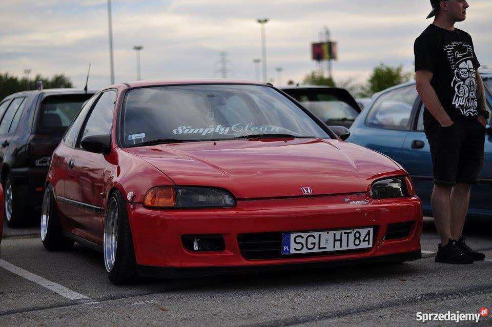 Honda Civic V Stance czerwony sprzedam