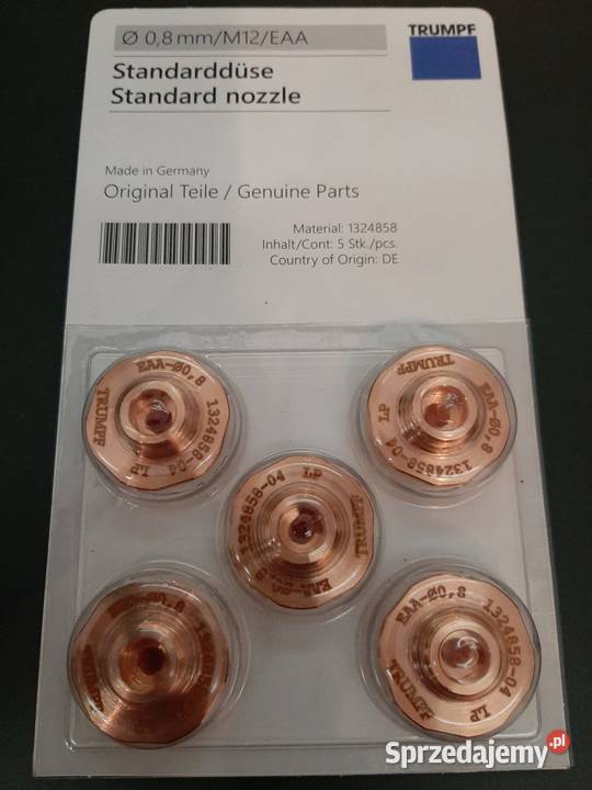 Trumpf dysze EAA 08 Legnica sprzedam