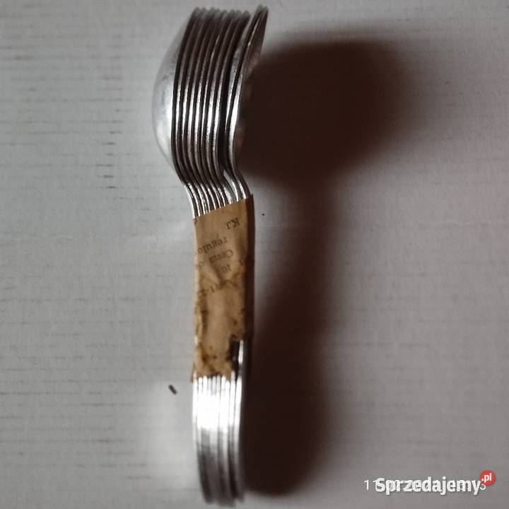Łyżeczki aluminiowe 10 sztukPRL śląskie Gliwice