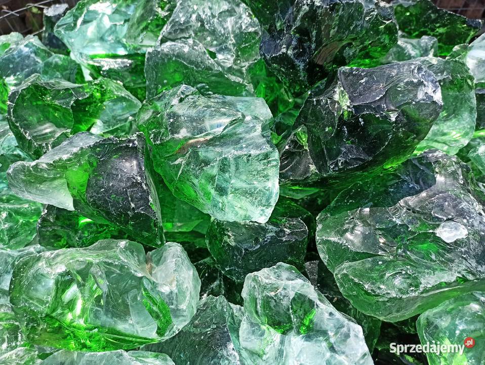 Bryły Szklane Kamień Szklany Kora Kamienna Biała Ogród Jaworzno sprzedam