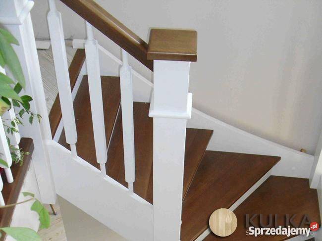 Schody drewniane wycinane CNC Buk Dąb Jesion Sidzina