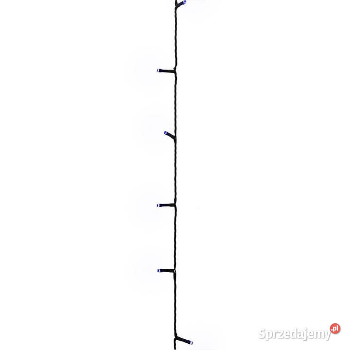 Sznur lampek LED 2000 niebieskich diod 200 m PVC