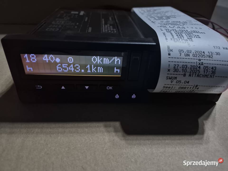 Tachograf VDO model 41 smart2 Iveco Daily Tachografy lubuskie Obłotne