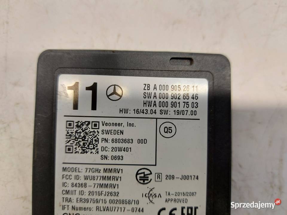 Mercedes EQC 400 W293 RADAR MODUŁ STEROWNIK sprzedam