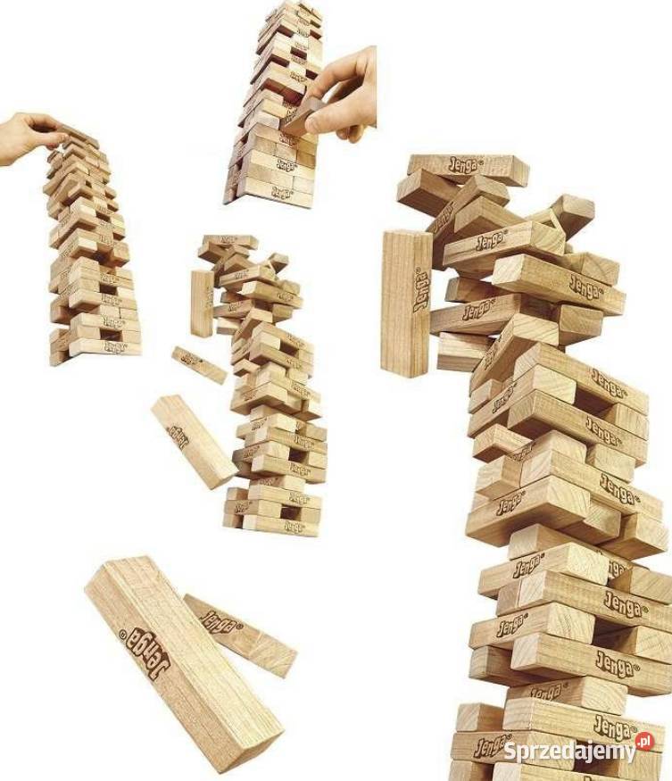 JENGA popularna gra rodzinna logiczna Wiek od 6 Częstochowa